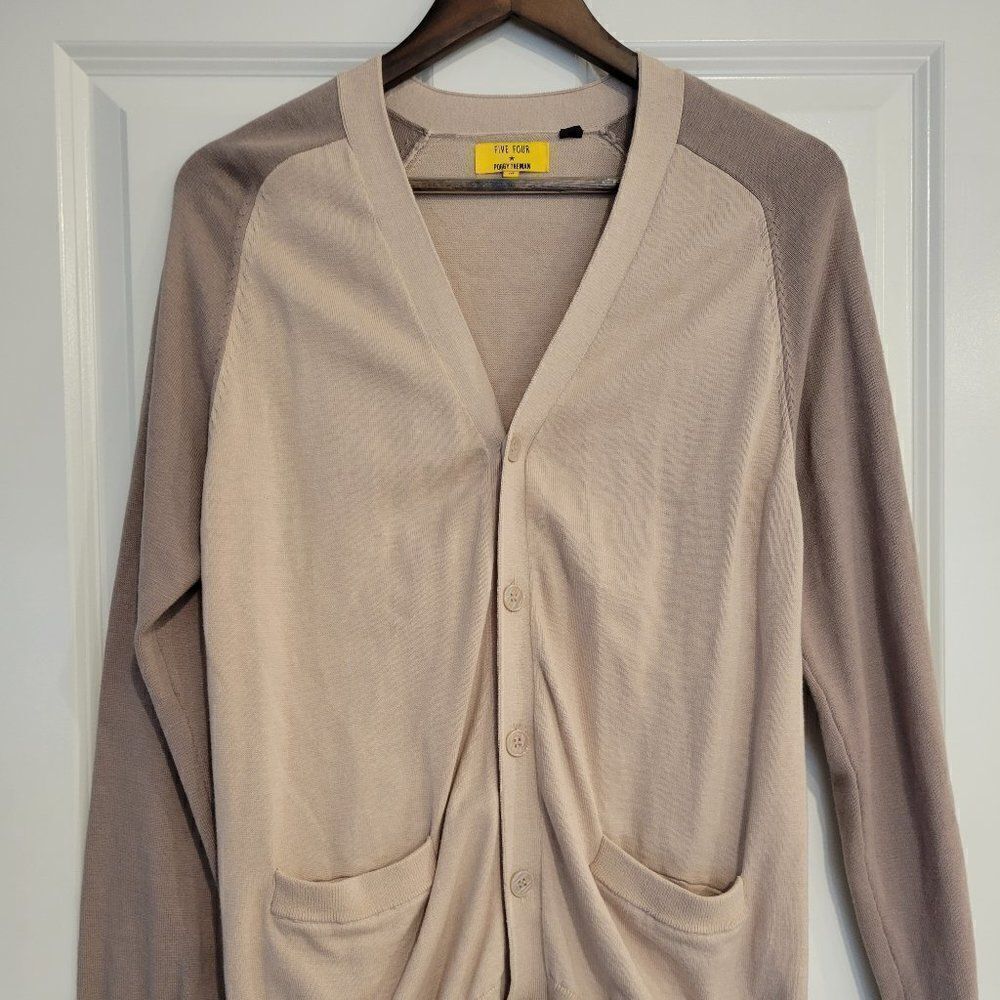 Five‎ Four Poggy The Man Two Tone Cardigan Sweater size M